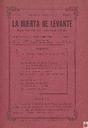 [Ejemplar] Huerta de Levante, La (Murcia). 1/4/1918.