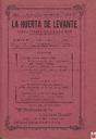 [Issue] Huerta de Levante, La (Murcia). 1/9/1918.
