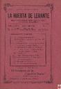 [Ejemplar] Huerta de Levante, La (Murcia). 16/9/1918.