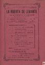 [Ejemplar] Huerta de Levante, La (Murcia). 16/12/1918.
