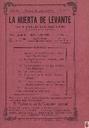 [Issue] Huerta de Levante, La (Murcia). 16/2/1919.