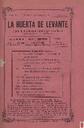 [Ejemplar] Huerta de Levante, La (Murcia). 16/4/1919.