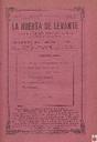 [Ejemplar] Huerta de Levante, La (Murcia). 16/5/1919.