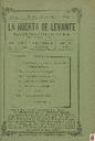 [Ejemplar] Huerta de Levante, La (Murcia). 1/8/1919.