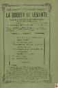 [Ejemplar] Huerta de Levante, La (Murcia). 16/10/1919.
