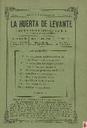 [Issue] Huerta de Levante, La (Murcia). 16/11/1919.