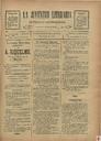 [Issue] Juventud Literaria, La (Murcia). 9/3/1890.
