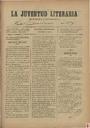 [Issue] Juventud Literaria, La (Murcia). 17/7/1892.