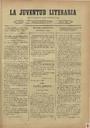 [Issue] Juventud Literaria, La (Murcia). 7/8/1892.