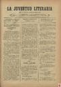 [Issue] Juventud Literaria, La (Murcia). 14/8/1892.