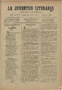 [Issue] Juventud Literaria, La (Murcia). 23/10/1892.
