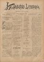 [Ejemplar] Juventud Literaria, La (Murcia). 31/5/1896.