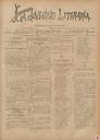 [Issue] Juventud Literaria, La (Murcia). 29/8/1897.