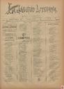 [Issue] Juventud Literaria, La (Murcia). 14/8/1898.