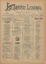 [Issue] Juventud Literaria, La (Murcia). 9/10/1898.