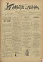 [Issue] Juventud Literaria, La (Murcia). 15/7/1900.