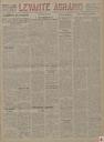 [Issue] Levante Agrario (Murcia). 4/1/1929.