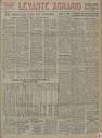[Issue] Levante Agrario (Murcia). 22/3/1929.