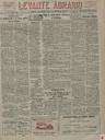 [Issue] Levante Agrario (Murcia). 23/8/1929.