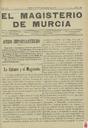 [Ejemplar] Magisterio de Murcia, El. 20/10/1927.