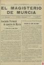 [Ejemplar] Magisterio de Murcia, El. 31/10/1927.