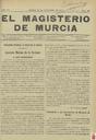 [Issue] Magisterio de Murcia, El. 10/11/1927.