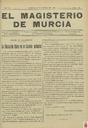 [Ejemplar] Magisterio de Murcia, El. 20/1/1928.