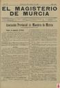 [Ejemplar] Magisterio de Murcia, El. 20/3/1928.