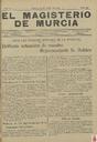 [Ejemplar] Magisterio de Murcia, El. 20/4/1928.