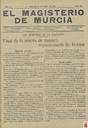 [Ejemplar] Magisterio de Murcia, El. 30/4/1928.