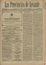 [Issue] Provincias de Levante, Las (Murcia). 26/3/1891.