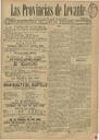 [Issue] Provincias de Levante, Las (Murcia). 15/5/1891.