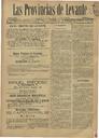 [Issue] Provincias de Levante, Las (Murcia). 13/8/1891.