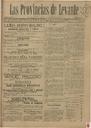 [Issue] Provincias de Levante, Las (Murcia). 19/9/1891.