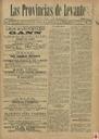 [Issue] Provincias de Levante, Las (Murcia). 28/10/1891.