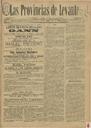 [Issue] Provincias de Levante, Las (Murcia). 2/11/1891.