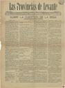 [Issue] Provincias de Levante, Las (Murcia). 8/4/1892.