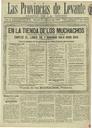 [Issue] Provincias de Levante, Las (Murcia). 31/1/1895.
