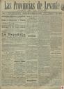 [Issue] Provincias de Levante, Las (Murcia). 28/5/1895.