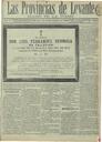 [Issue] Provincias de Levante, Las (Murcia). 15/11/1895.