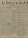 [Issue] Provincias de Levante, Las (Murcia). 3/8/1896.