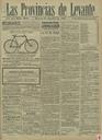 [Ejemplar] Provincias de Levante, Las (Murcia). 24/10/1897.