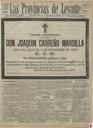 [Issue] Provincias de Levante, Las (Murcia). 3/11/1900.