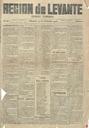 [Ejemplar] Región de Levante : Diario independiente (Murcia). 19/2/1906.