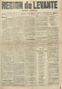 [Ejemplar] Región de Levante : Diario independiente (Murcia). 8/3/1906.