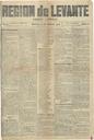 [Ejemplar] Región de Levante : Diario independiente (Murcia). 9/3/1906.