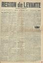 [Issue] Región de Levante : Diario independiente (Murcia). 29/10/1906.