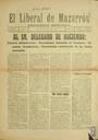 [Issue] Liberal de Mazarrón, El (Mazarrón). 12/9/1916.