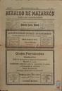 [Ejemplar] Heraldo de Mazarrón, El (Mazarrón). 10/4/1904.