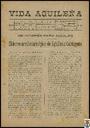 [Issue] Vida Aguileña (Águilas). 8/9/1918.